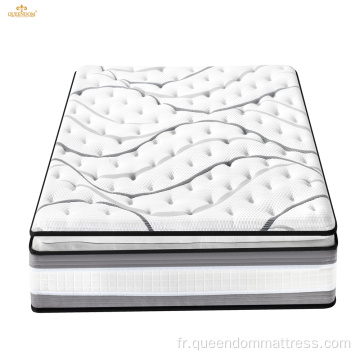 Matelas à printemps de poche en latex avec mini printemps de poche